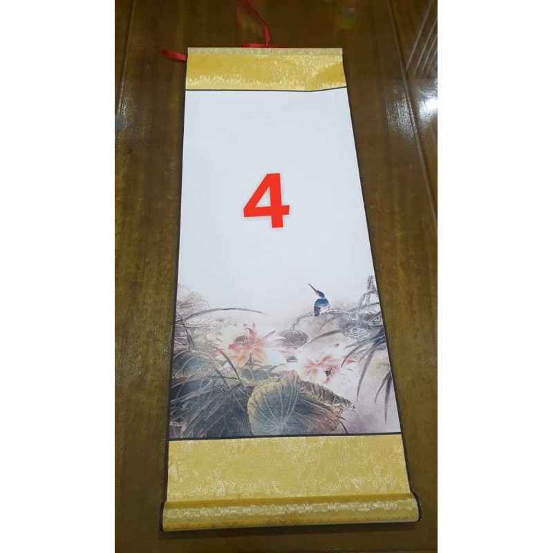 Biểu bo lụa viết thư pháp, có sẵn hình nền